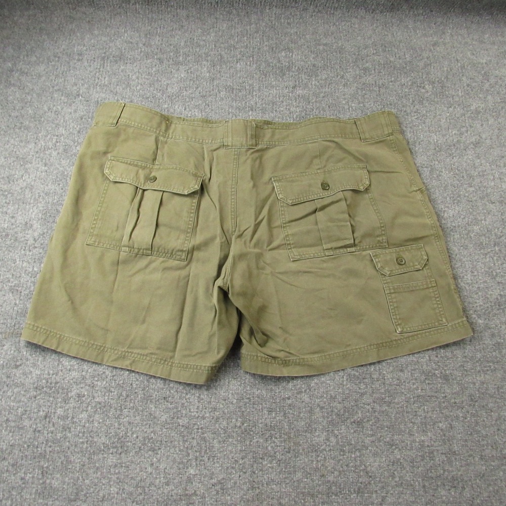 Cabelas Cargo Shorts Mens 48 Grey Blue Green Canvas‎ Big & Tall Outdoor Lot Of 3 - Picture 8 of 16